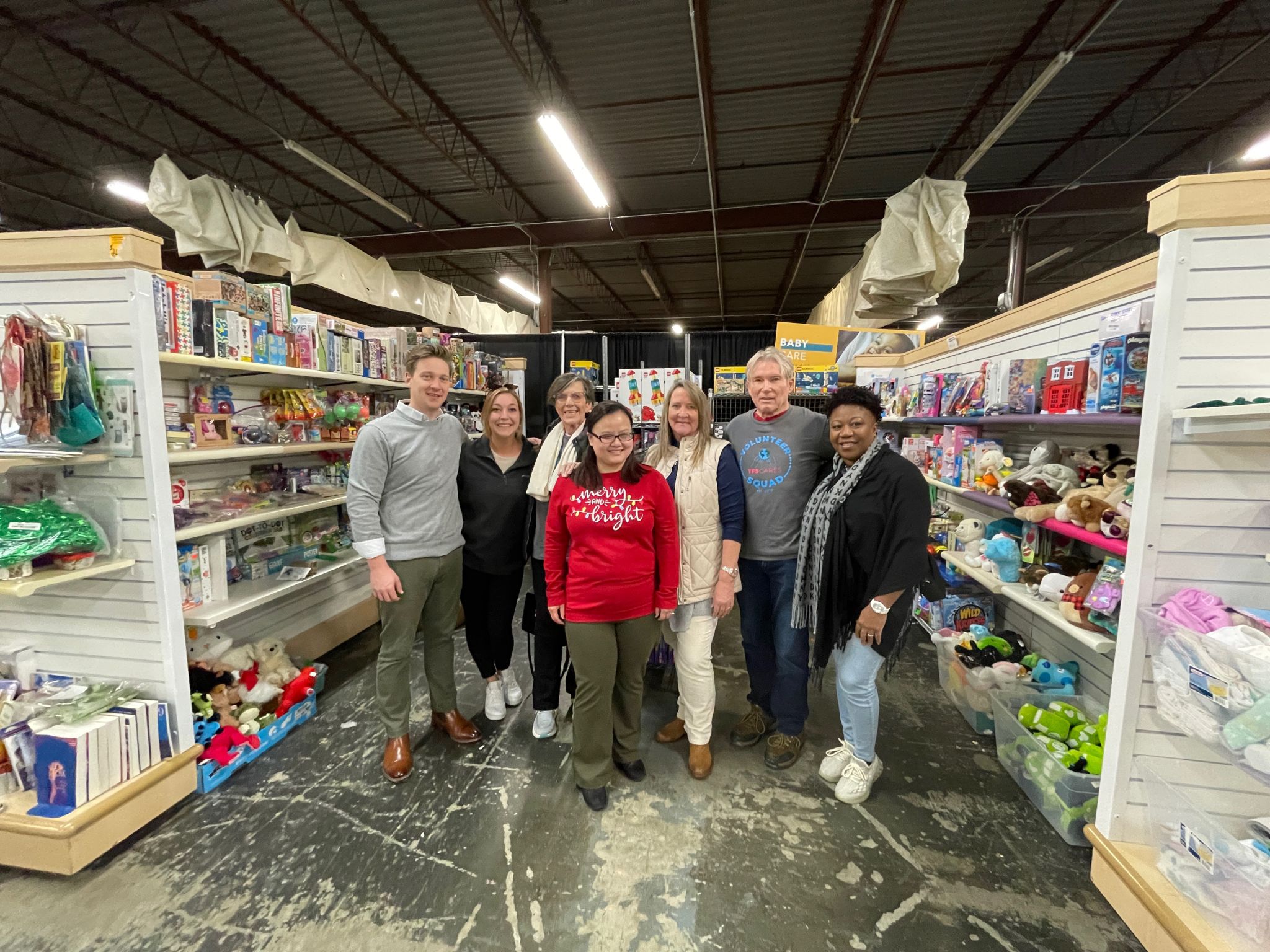 Twenty First Services team volunteering in the community